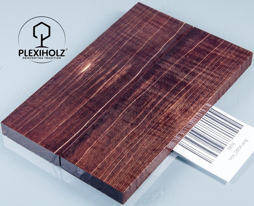 [0604] Ahorn Griffschalen stabilisiert | 130x40x10 | plexiholz | Messergriff | 0604