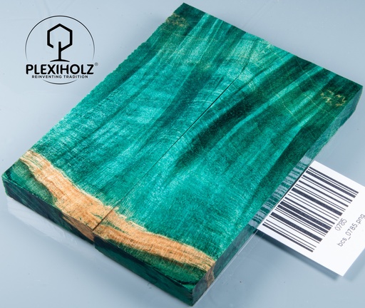 [0785] Box Elder Maser stabilisiert | plexiholz | 120x44x10 | Griffschalenpaar 0785