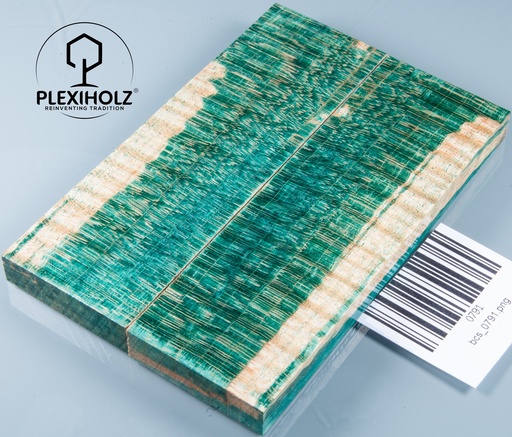 [0791] Ahorn Griffschalen stabilisiert | 120x40x10 | plexiholz | Messergriff | 0791