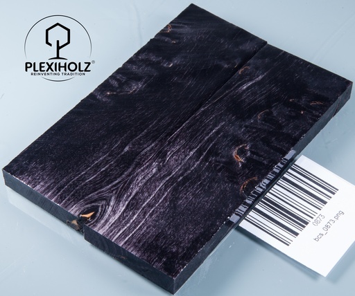 [0873] Karelische Maserbirke stabilisiert | 120x40x10 | plexiholz | Griffmaterial 0873