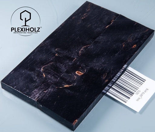 [0876] Karelische Maserbirke stabilisiert | 140x40x10 | plexiholz | Griffmaterial 0876