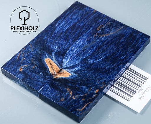 [0884] Karelische Maserbirke stabilisiert | 120x45x10 | plexiholz | Griffmaterial 0884