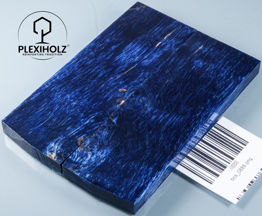 [0888] Karelische Maserbirke stabilisiert | 120x40x10 | plexiholz | Griffmaterial 0888