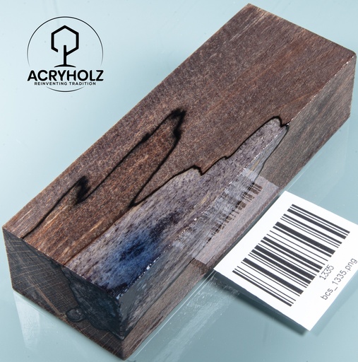 [1335] Beech Spalted Stabilized Handle Block | 185x41x41 | Knife Handle 8617 (Copy)