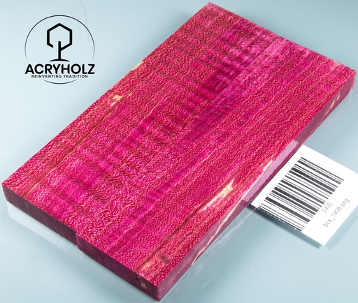[1408] Ahorn Griffschalen stabilisiert | 150x40x10 | acryholz | Messergriff | 1408