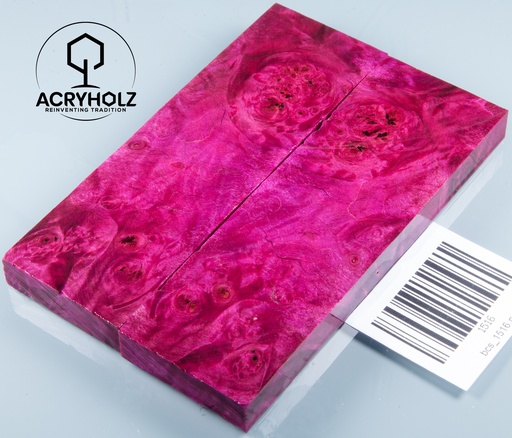 [1516] Kastanie Maser stabilisiert | 120x40x10 | acryholz | schalenpaar 1516