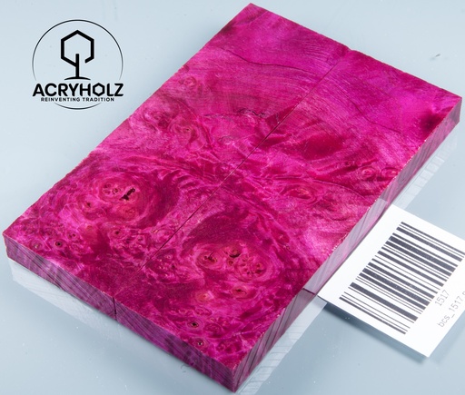 [1517] Kastanie Maser stabilisiert | 120x40x10 | acryholz | schalenpaar 1517