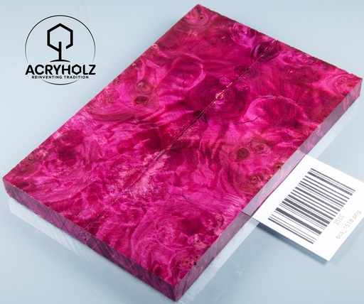 [1518] Kastanie Maser stabilisiert | 140x45x10 | acryholz | schalenpaar 1518