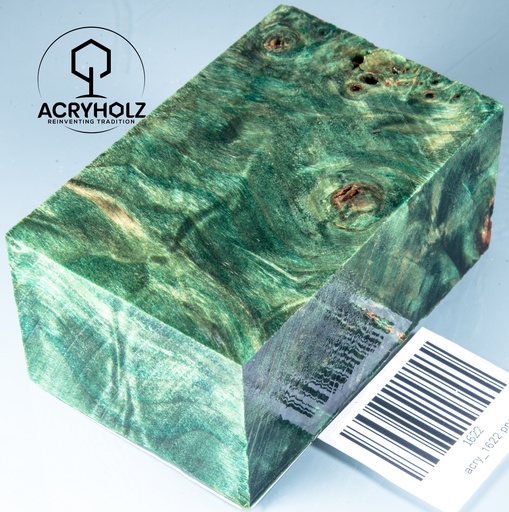 [1622] Pappel Modblock stabilisiert | 95x60x45 | ACRYHOLZ | Schmuck | 1622