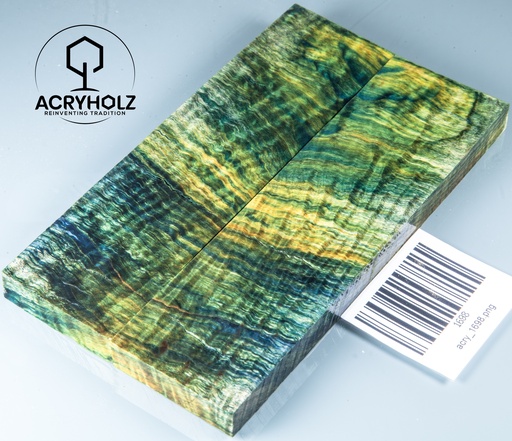 [1698] Kastanie Maser stabilisiert | 140x40x10 | acryholz | schalenpaar 1698