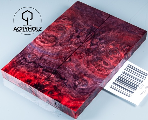 [2132] Kastanie Maser stabilisiert | 120x40x10 | acryholz | schalenpaar 2132