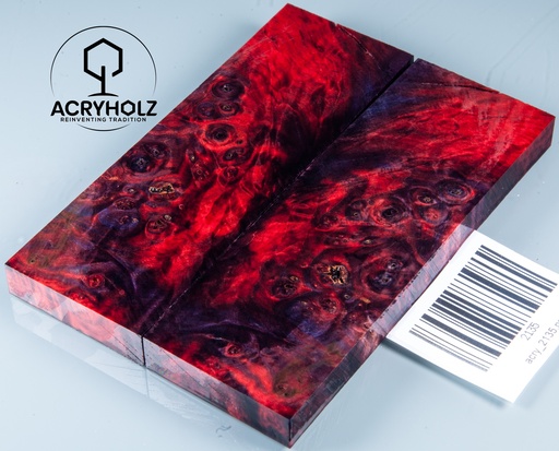 [2135] Kastanie Maser stabilisiert | 120x40x10 | acryholz | schalenpaar 2135