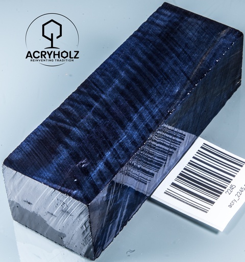 [2245] Blocco per manico in radica di castagno stabilizzata | 120x40x30 | ACRYHOLZ | Manico per coltello | 2245