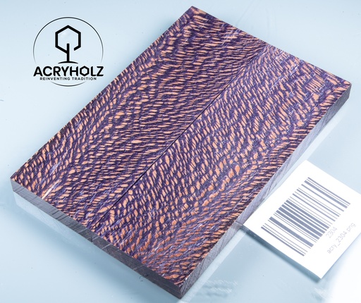 [2304] Platane Griffschalen stabilisiert | 130x45x9 | acryholz | Messergriff | 2304