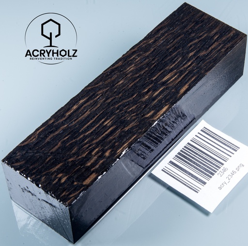 [2346] Mooreiche Griffblock stabilisiert | 130x40x28 | acryholz | Messergriff | 2346