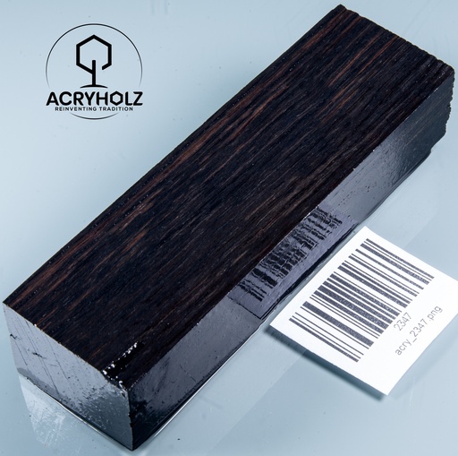 [2347] Mooreiche Griffblock stabilisiert | 130x40x28 | acryholz | Messergriff | 2347