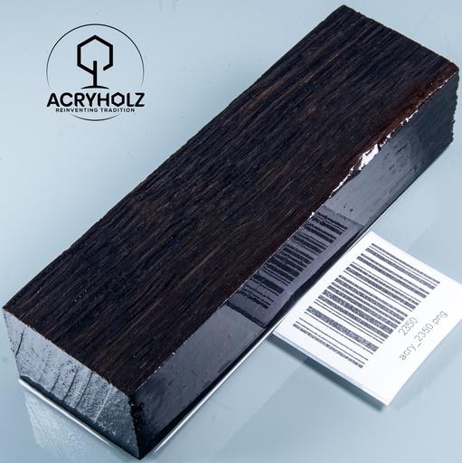 [2350] Mooreiche Griffblock stabilisiert | 130x40x28 | acryholz | Messergriff | 2350