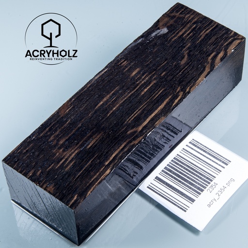 [2354] Mooreiche Griffblock stabilisiert | 120x40x28 | acryholz | Messergriff | 2354