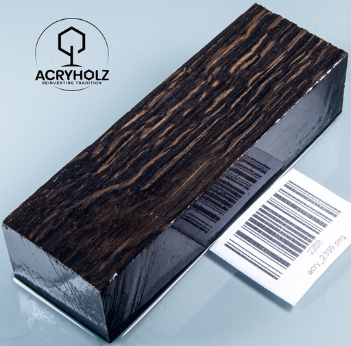 [2359] Mooreiche Griffblock stabilisiert | 120x40x28 | acryholz | Messergriff | 2359