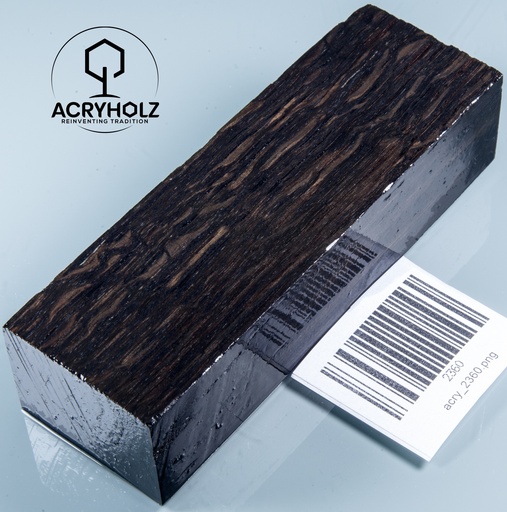 [2360] Mooreiche Griffblock stabilisiert | 120x40x28 | acryholz | Messergriff | 2360