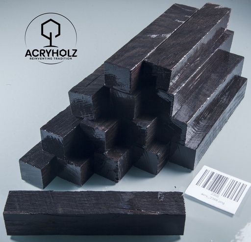 [2368] Mooreiche Stiftrohling stabilisiert | 120x20x20 | acryholz | Pen Blank | 2368