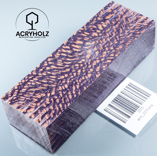 [2373] Platane Griffblock stabilisiert | 130x45x30 | acryholz | Messergriff | 2373