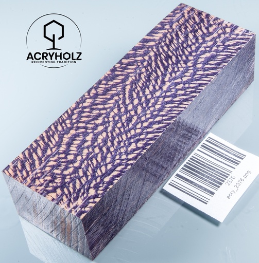 [2376] Platane Griffblock stabilisiert | 130x45x30 | acryholz | Messergriff | 2376