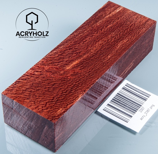 [2387] Platane Griffblock stabilisiert | 130x45x30 | acryholz | Messergriff | 2387