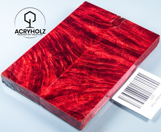 [2439] Kastanie Maser stabilisiert | 120x40x10 | acryholz | schalenpaar 2439