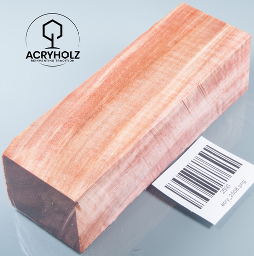 [2508] Chestnut Burl Handle Block Stabilized | 130x40x35 | ACRYHOLZ | Knife Handle | 2508