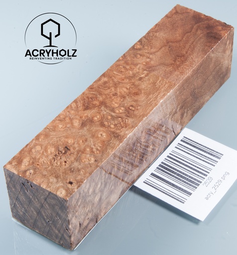 [2529] Walnuss Drechselholz stabilisiert | 130x30x30 | acryholz | Drechseln | 2529