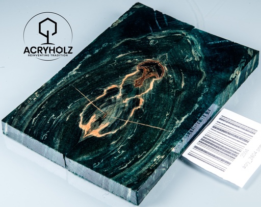 [2804] Kastanie Maser stabilisiert | 120x40x10 | acryholz | schalenpaar 2804