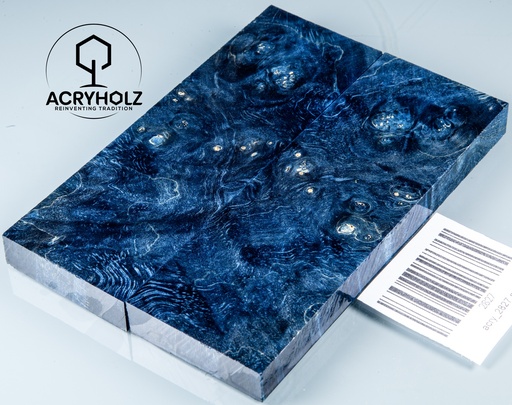 [2828] Box Elder Maser stabilisiert | acryholz | 120x40x10 | Griffschalenpaar 2828
