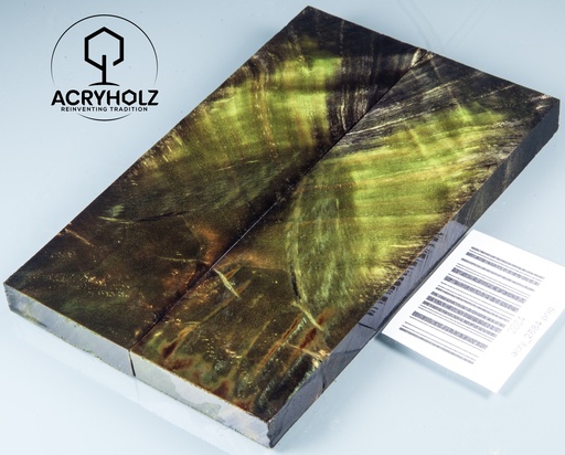 [2884] Stabilized Horse Chestnut Handle Scales | 130x40x10 | ACRYHOLZ | Knife Handle | 2884