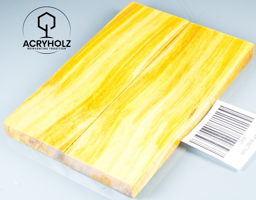 [2908] Stabilized Poplar Handle Scales | 130x40x10 | ACRYHOLZ | Knife Handle | 2908